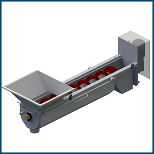 Single or double screw blade mussel washing machine