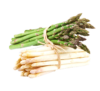 asperges blanches et vertes